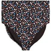 Swim By Zizzi Bikinitrusse 'Skatrin' beige / lyseblå / karamel / mørkebrun