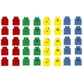 Softee Numbered 11-15 Træningsvest 5 Enheder