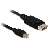 DeLOCK -kabel Mini DisplayPort 1.2 han til DisplayPort han, 4K, 3 m