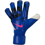 Nike Målmandshandske Grip 3 Attack - Blå/Sort/Pink - Græs (FG), størrelse 10