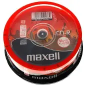 Maxell CD-R 700MB, 52x, CD-R, 120 mm, 700 MB, 25 stk