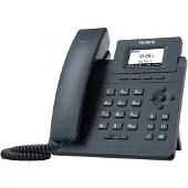 Yealink SIP-T30P SIP-telefon, PoE, 2,3'' 132x64 nepodsv. LCD-skærm, 1 x SIP-eksk., 100M Eth