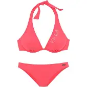 Venice beach Bikini hindbær / hvid
