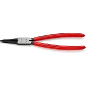 Knipex 44 11 J3, Cirkeltænger, Krom-vanadium-stål, Plast, Rød, 225 mm, 196 g