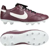 Nike Premier Iii Fg - Bordeaux/hvid/sort - Græs (Fg), størrelse 36