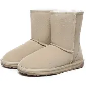 EVER AU Boots 'Parrot' sand