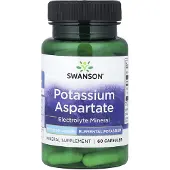 Swanson Health , Potassium Aspartate, 99 mg, 60 Capsules