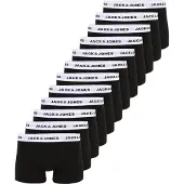 Jack & Jones Boksershorts 'JACSOLID' sort / hvid