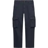 Superdry Superdrytil mænd. M7011132A Core Cargo navy bukser (32/32), Casual, Bomuld, Blå