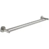 GROHE Essentials håndklædehol. - Dobbelt håndklædestang, 600mm, Supersteel 40802DC1