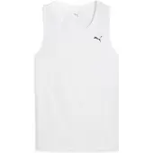 Puma Train All Day Essentials Sleeveless Tank Women, Clothing, White, M