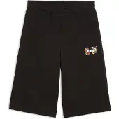 Puma MID 90s Relaxed Long Shorts Youth, Age, Black, 7-8Y