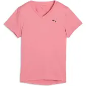Puma Train All Day Essentials V-Neck Tee Women, Clothing, Wild Pink, L