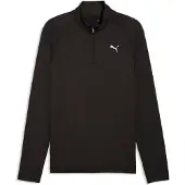 Puma PWRTRAIN Quarter-Zip Training Tee Men, Fitness, Black, XS