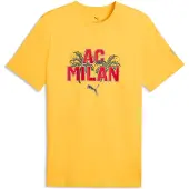 Puma Milan T-Shirt FtblCulture - Gul/Rød - , størrelse X-Large