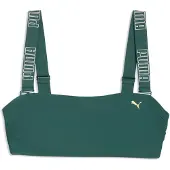 Puma Women's Bandeau Top, Sport, Petrol Green, XL