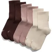 Puma Unisex Short Socks (3-Pack), Men, Beige Combo, 43-46
