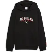 Puma AC Milan FtblCulture Hoodie Youth, Football, Black/White, 15-16Y