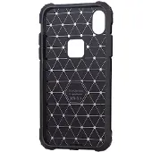 Zagg Hard - Bagsidecover til mobiltelefon - termoplastisk polyuretan (TPU) - sort - for Apple iPhone XR