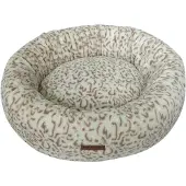 Animal Boulevard Cozy Snowleopard kurv hvid/brun