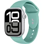 Crong Liquid - Apple Watch-rem 38/40/41/42mm (turkis)