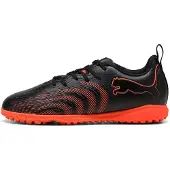 Puma FUTURE 9 PLAY Turf Youth, Shoes, Black/Glowing Red/Strongray, 31