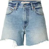 Levi's Jeans 'Ribcage Shorts' blue denim
