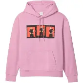 Calvin Klein Sweatshirt 'OUTTAKES' lys pink / orangerød / sort / hvid