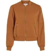 Vila Overgangsjakke 'VIBubble' cognac