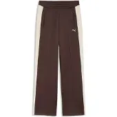 Puma T7 Always On Straight Track Pants Women, Women, Chocolate Brown, M