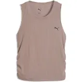 Puma CLOUDSPUN Ribbed Tank Top Women, Clothing, Sandstone, XXL