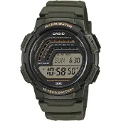 Casio Ws-1800 44.2mm 10atm Quartz Digital Ur