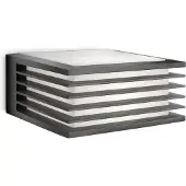 Philips myGarden Shades væglampe 15 W, Udendørs vægbelysning, Anthracit, Metal, IP44, II, Midlertidig