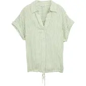 Tom Tailor Bluse lysegrøn / hvid