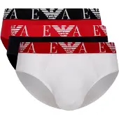 Emporio Armani Slip rød / mørkerød / sort / hvid