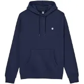 Element - Sweatshirts - Icon Embroidery Hooded Sweatshirt Eclipse Navy til UnisexBomuld - Størrelse M - Flåde