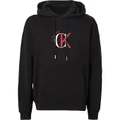 Calvin Klein Jeans Sweatshirt grenadine / sort / hvid