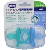 Chicco 00073087210000, Ultrablød sut, Anatomisk, Silikone, Dreng, 2 stk