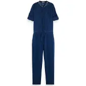 Scotch & Soda Indigo Tencel Langærmet Jumpsuit