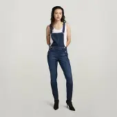 G-Star Lynn High Slim Navy Overall - Medium blue - Women