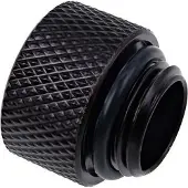 Alphacool Eiszapfen Connector Series Extension - Kølevæske system tilpasning - dyb sort