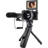 Agfa AgfaPhoto Realishot VLG-4K, 24 MP, CMOS, 4K Ultra HD, 250 g, Sort