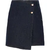 Y.A.S Lisana Denim Kort Nederdel Med Høj Talje