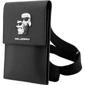Karl Lagerfeld Håndtaske KLWBSAKCPMK sort/sort Saffiano Karl &amp Choupette