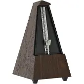 Wittner 2183 Plastic Metronome with Bell Dark Walnut