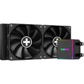 Xilence Performance X Series LQ240PRO - Processors flydende kølesystem - (for: LGA1156, LGA1155, LGA2011, LGA1150, LGA1151, AM4, LGA2066, LGA1200, LGA1700, AM5) - kobber - 120 mm - sort