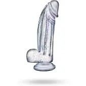 Blush Bling Sparkling Clear Dildo 19 cm