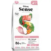 Dibaq Sense Grain Free Kitten Kalkun-og Laksekattefoder 1.5kg