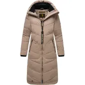 MARIKOO Vinterfrakke 'Benikoo' beige / sort