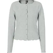 Pieces Cardigan grå